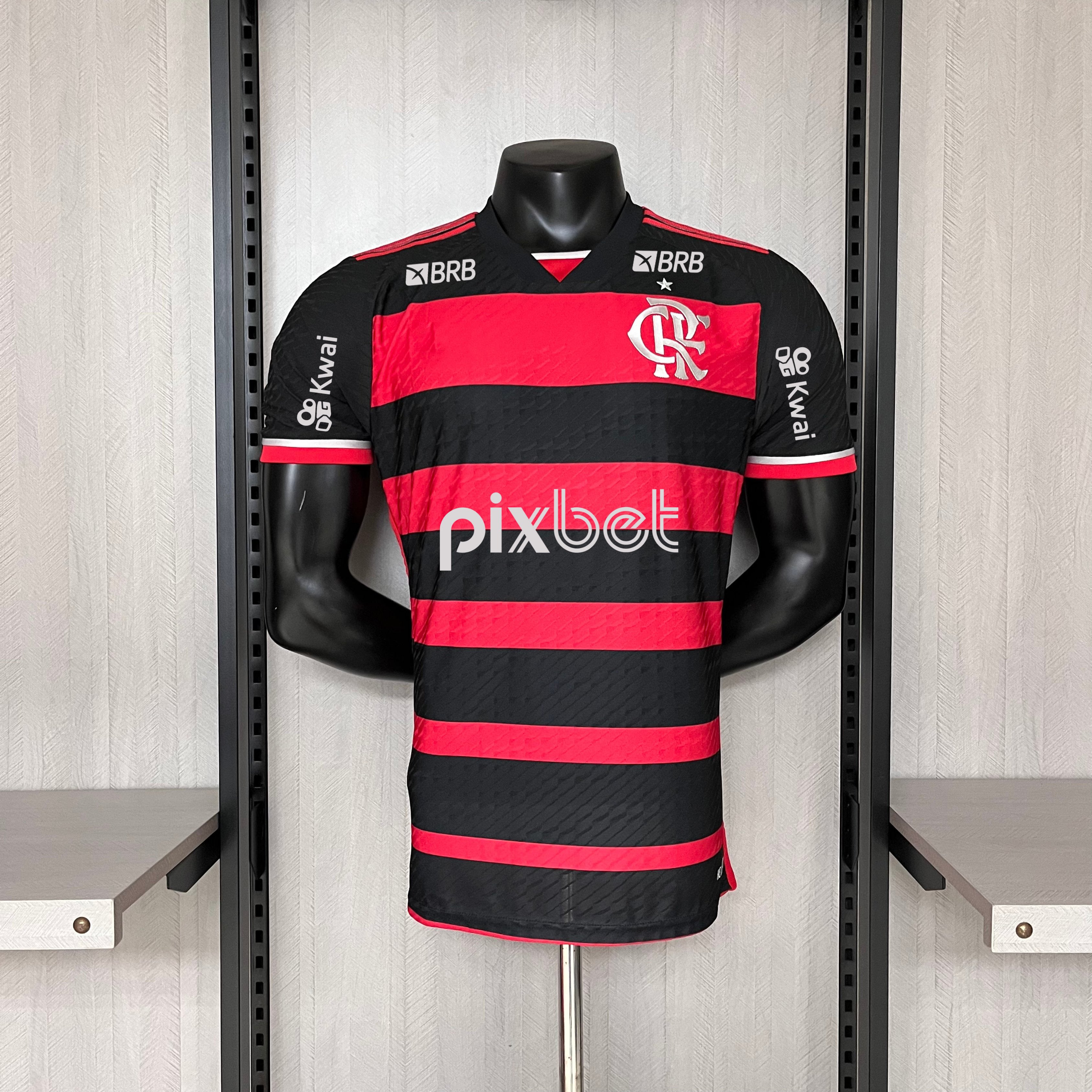 2024-25 Player Edition Flamengo home all sponsors