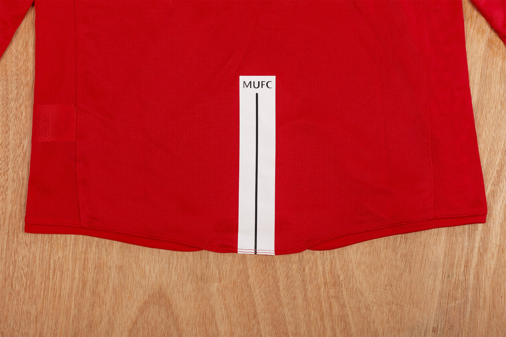 2007-08 Manchester United Home Champions League Long Sleeve