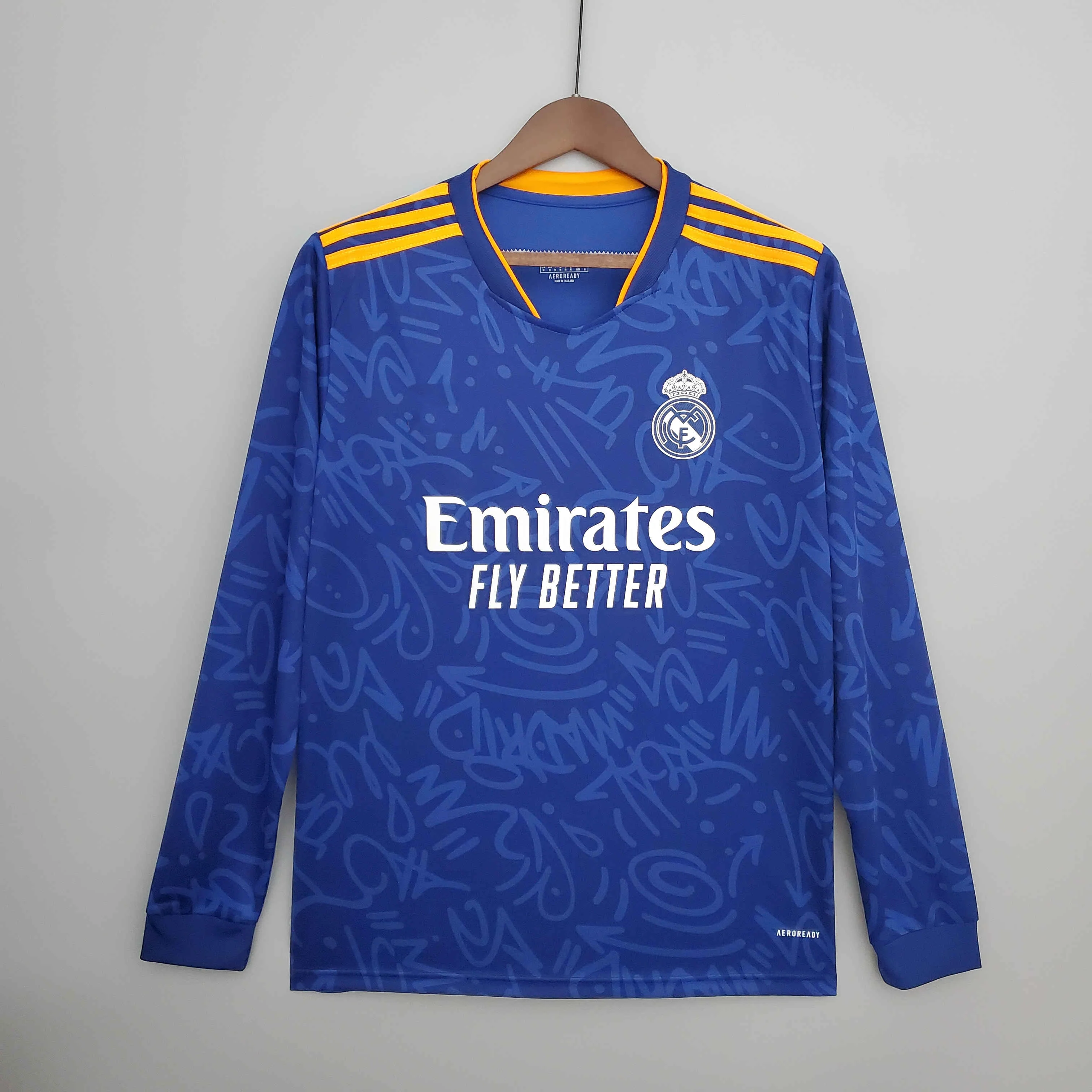 2021-22 Real Madrid Away Long Sleeve
