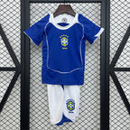 2004 Brazil Away Retro KIDS SIZE 16-28