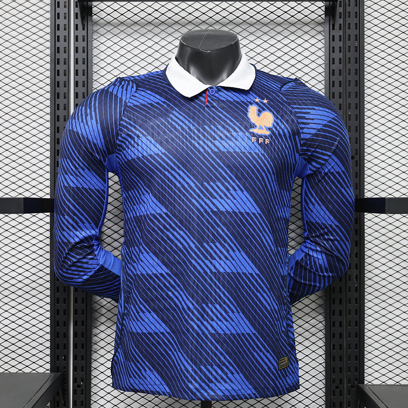 2026-27 France Home Player Version Long sleeves