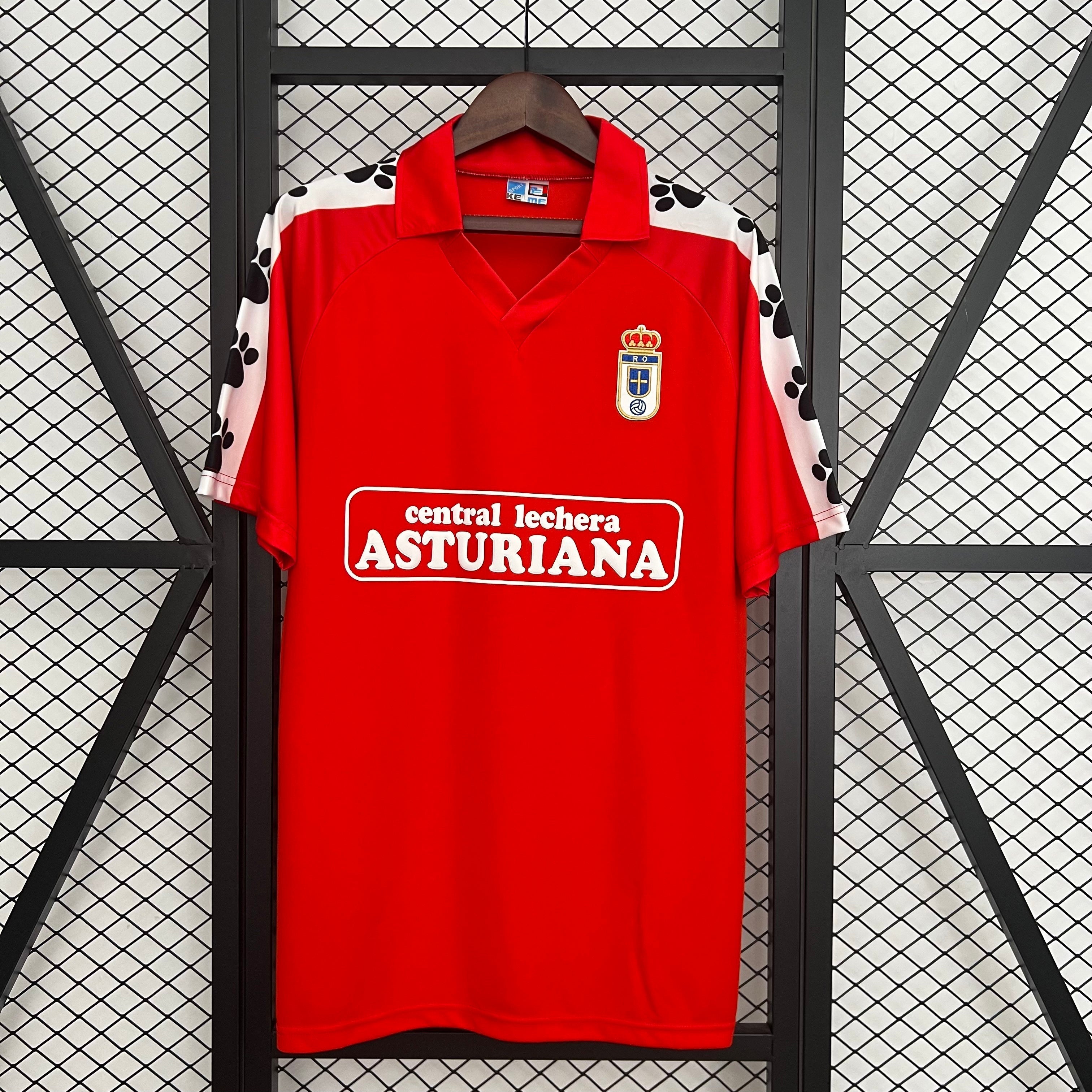 1990-91 Real Oviedo Home Retro