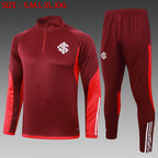 Traje de entrenamiento rojo internacional de Brasil 2024-25