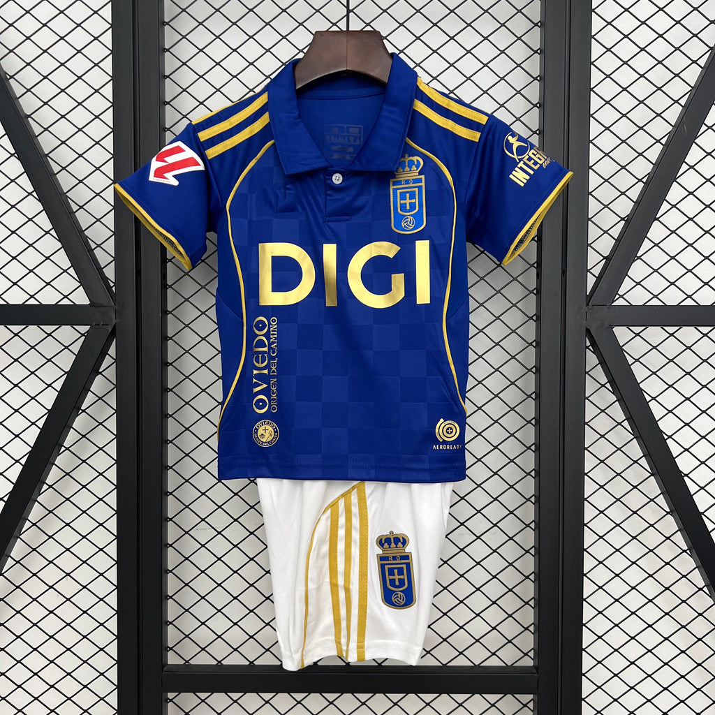 2025-26 Real Oviedo Home KIDS 16-28