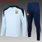 2024-25 Französischer hellblauer Trainingsanzug