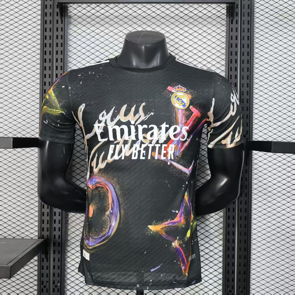 2025-26 Real Madrid L-V Black Player Size