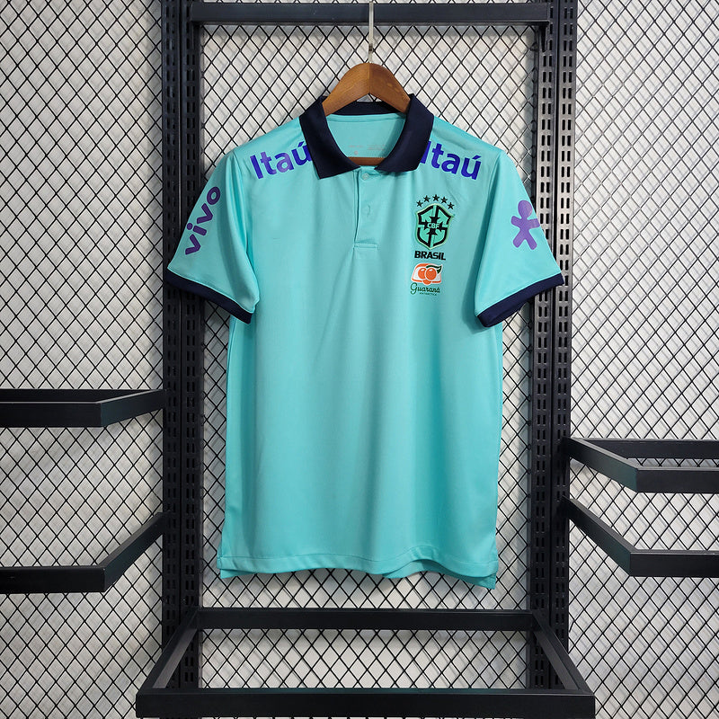 2022-23 Brazil Light Blue POLO Size