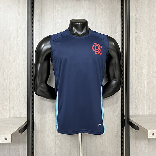 2025-26 Vest Flamengo Regata Pre-match Wear Dark Blue