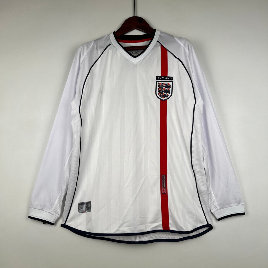 2002 England Home Long Sleeve