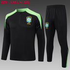 Brasilianischer schwarzer Trainingsanzug 2024-25