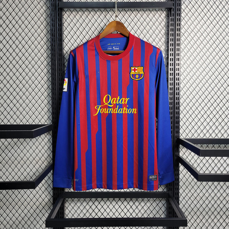 2011-12 Barcelona Home Long Sleeve