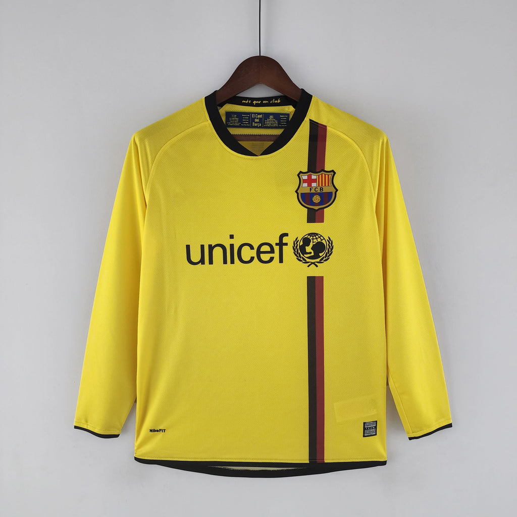 2008-09 Barcelona Away Long Sleeve