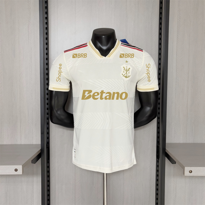 Flamengo 2025-26 Tercera Versión de Jugador Visitante + Todos los Patrocinadores