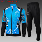 Traje de entrenamiento de tiro largo Napoli Lake Blue Inkjet 2024-25
