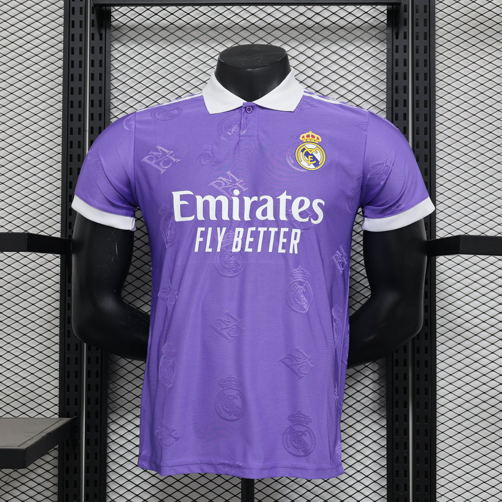 2025-26 Real Madrid Special Polo Purple Player