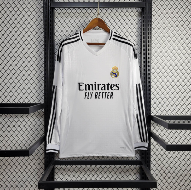 2024-25 Real Madrid Home long sleeve