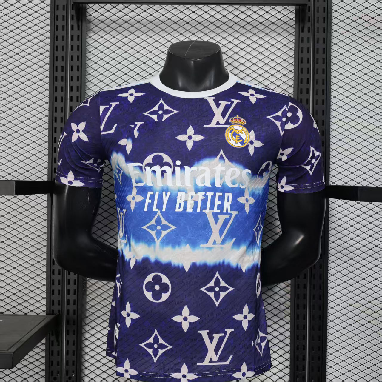 2025-26 Real Madrid L-V Blue Player Size