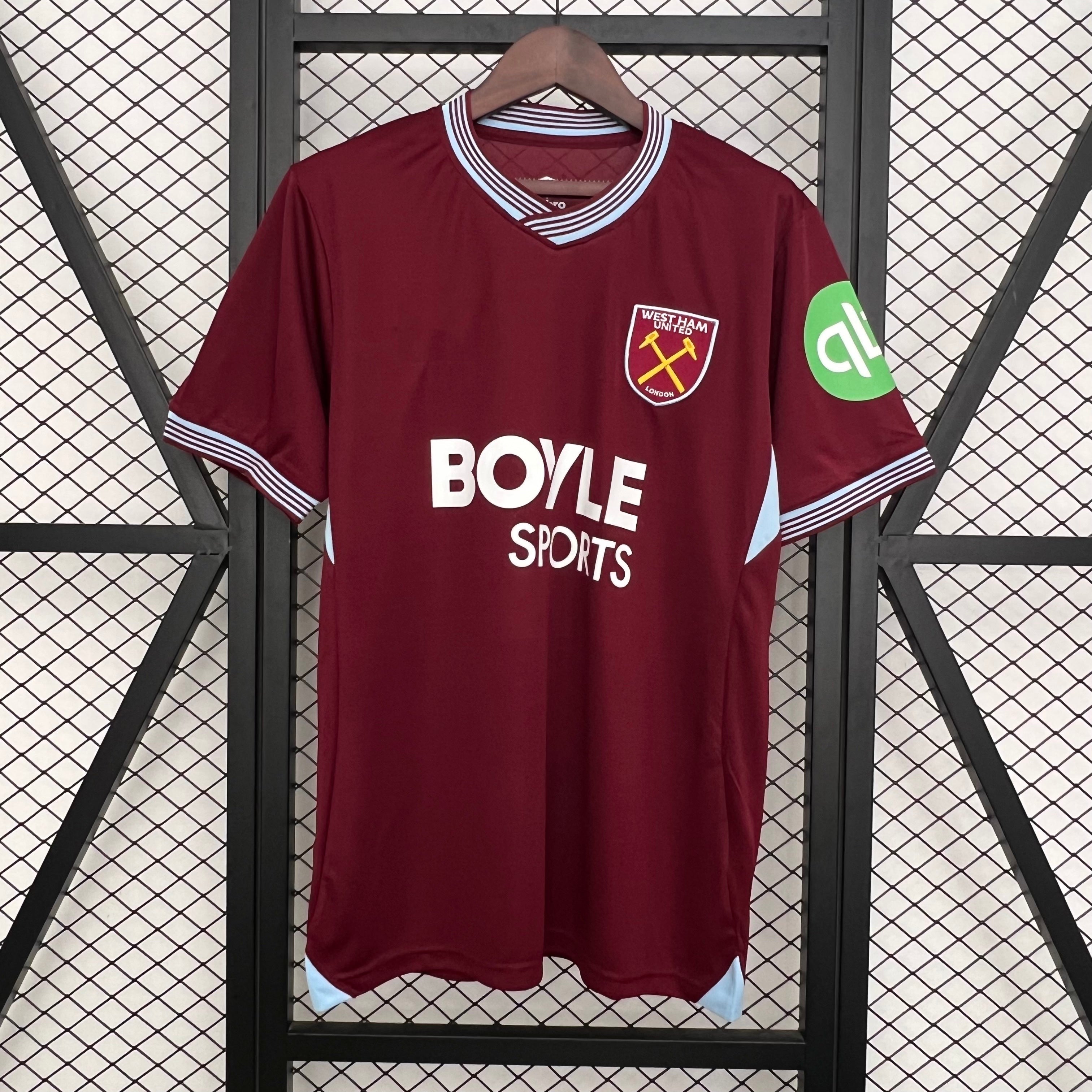 2025-26 West Ham United Home S-4XL