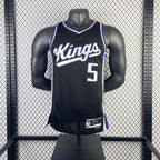 NBA 2024-25 Kings visitante negro No. 5 FOX