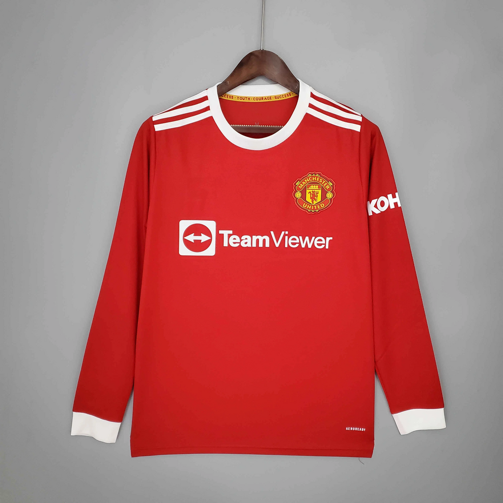 2021-22 Manchester United Home long sleeved