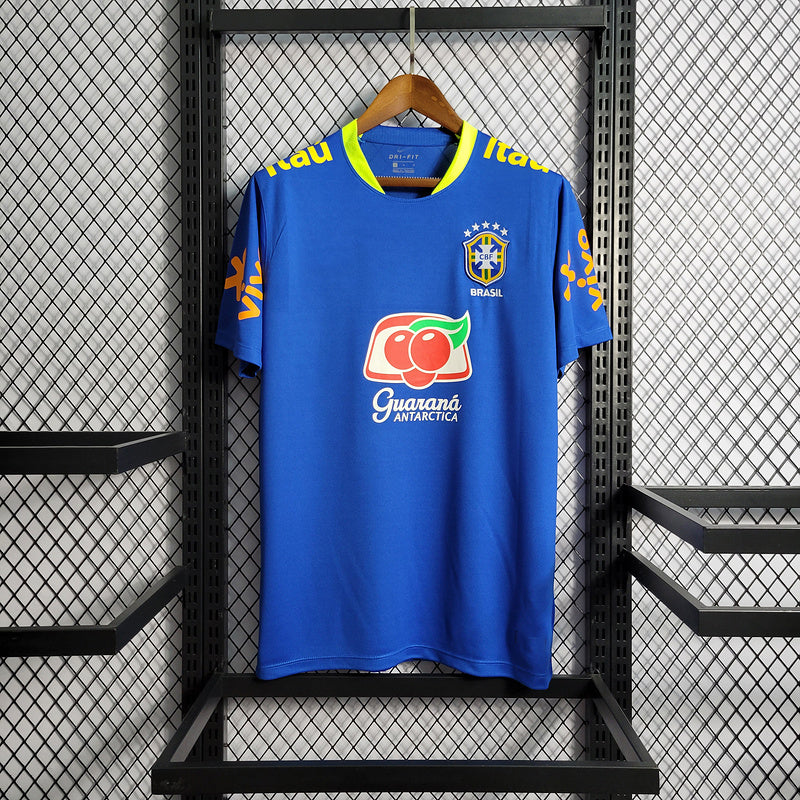 Brazil Training Wear Blue All Sponsor Size