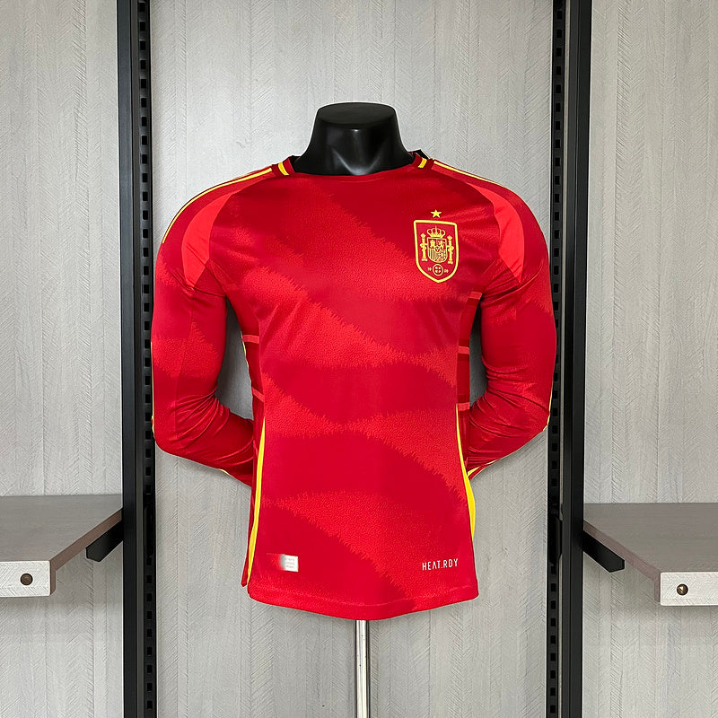 2024-25 Spain Home Player Long Sleeve