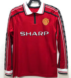 1998-99 Manchester United Home Long Sleeve