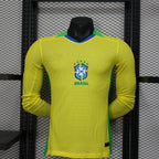 2025-26 Brazil Home Long Sleeves