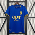 Versión para aficionados azul visitante del Mónaco 2025-26