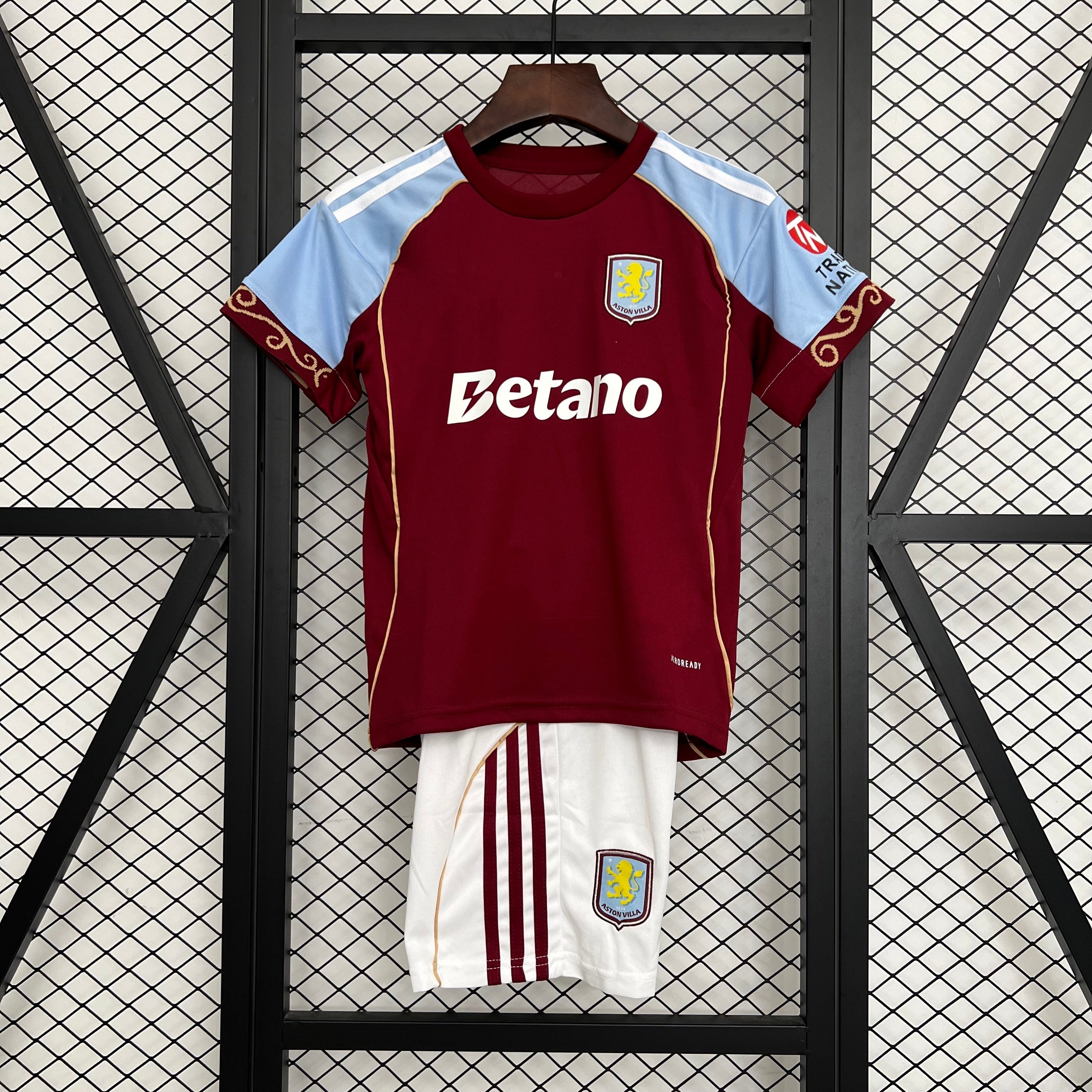2025-26 Aston Villa Home KIDS 16-28