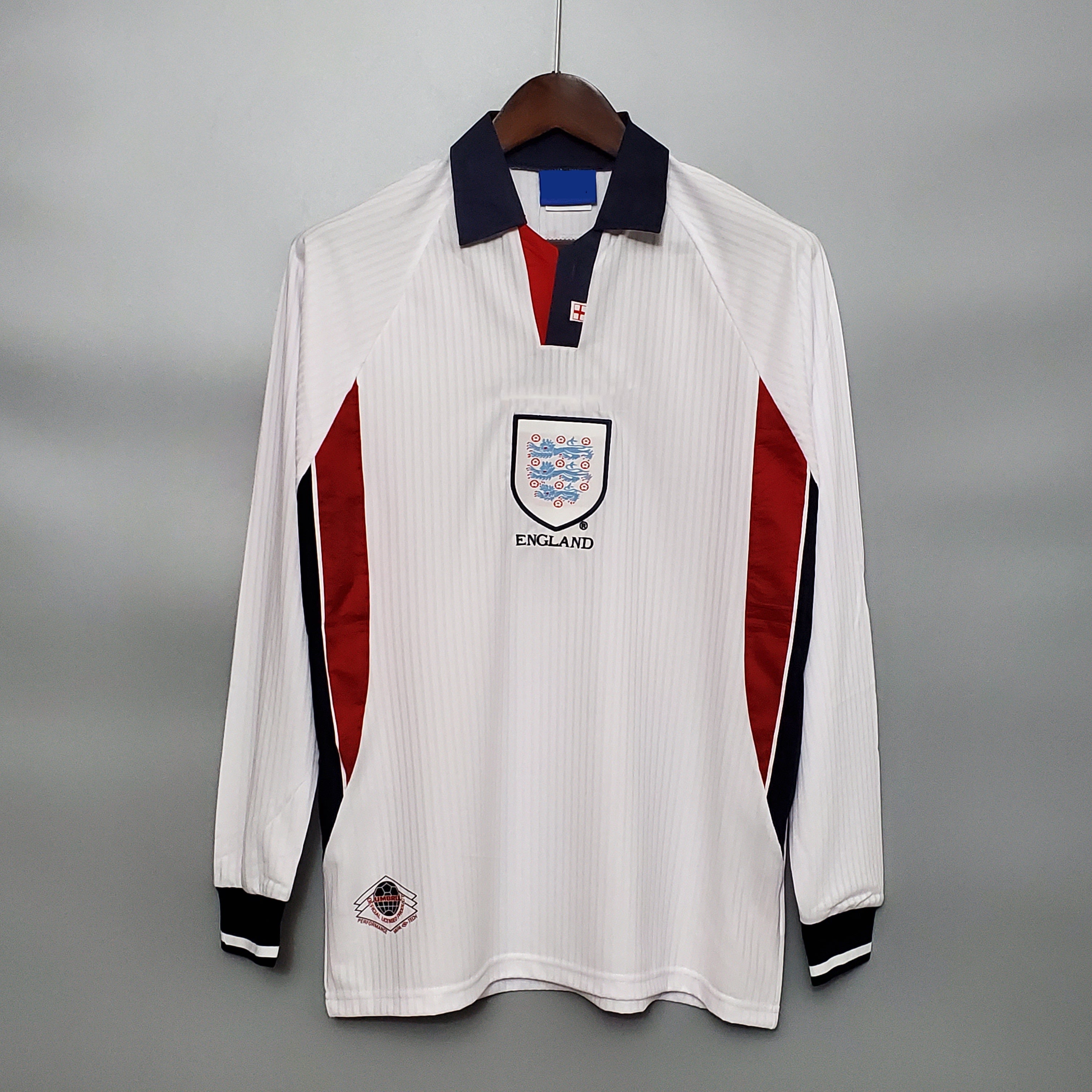 1998 England home Long Sleeve S- 2XL