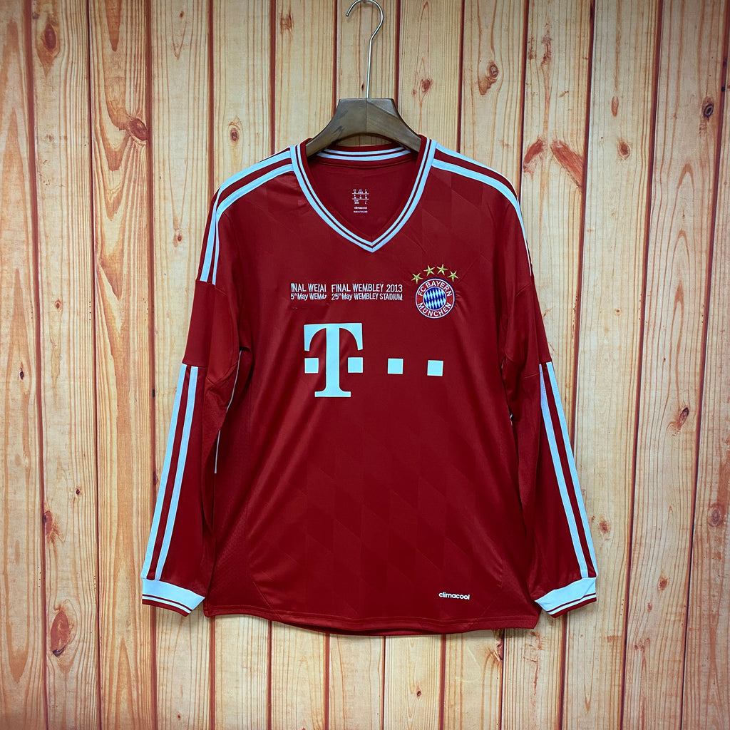 2013-14 Bayern Munich Champions League home Long Sleeve