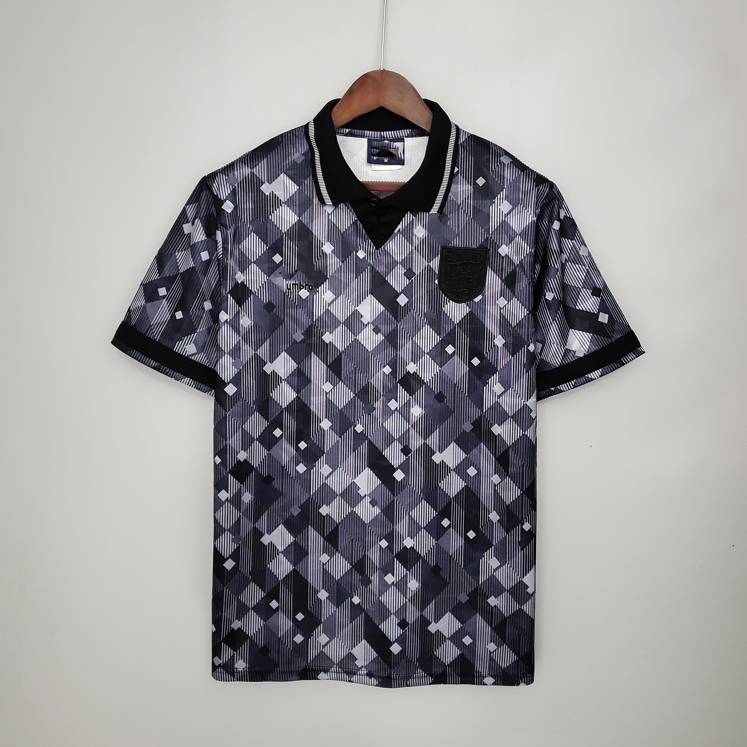 1990 England black away Retro
