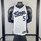 NBA 2024-25 Kings Heimtrikot weiß Nr. 5 FOX
