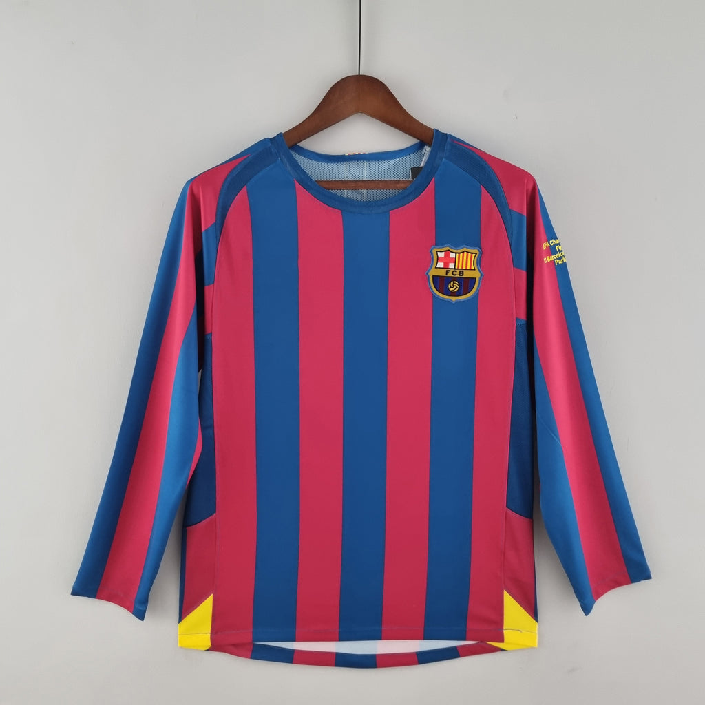 2005-06 Barcelona home Long Sleeve