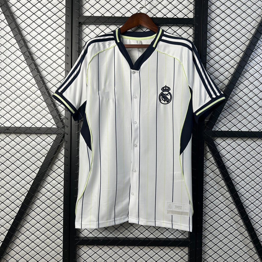 2025-26 Real Madrid Baseball uniform S-4XL