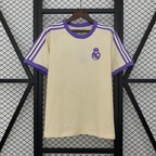 Real Madrid Baumwoll-T-Shirt 2025/26, cremeweiß, Fanversion