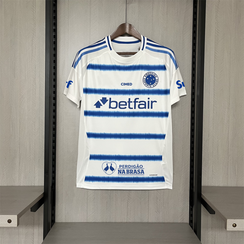 2025-26 Cruzeiro Away + all sponsors S-4XL