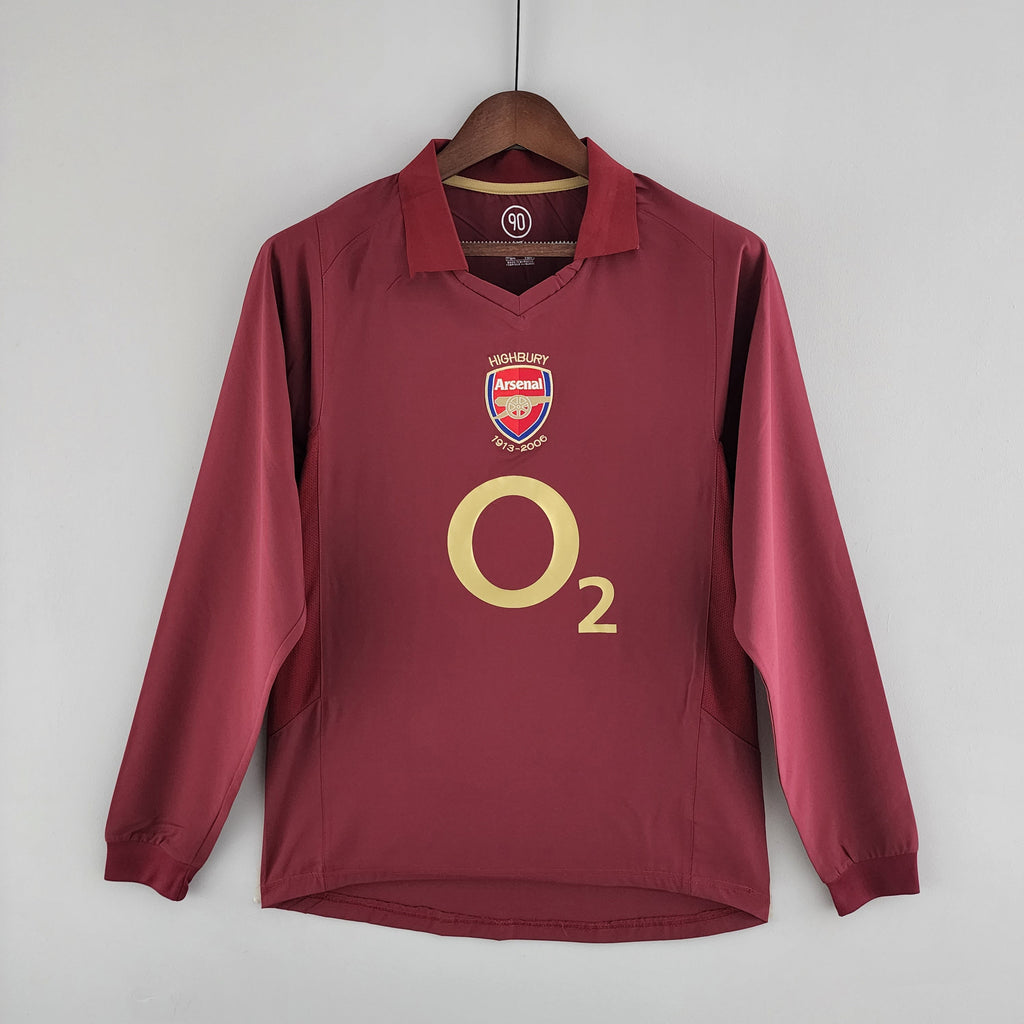 2005-06 Arsenal Home Long Sleeve