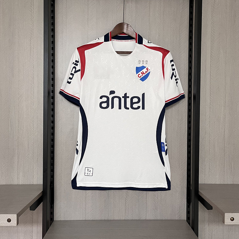 2025-26 Uruguay Nacional White+All Sponsor