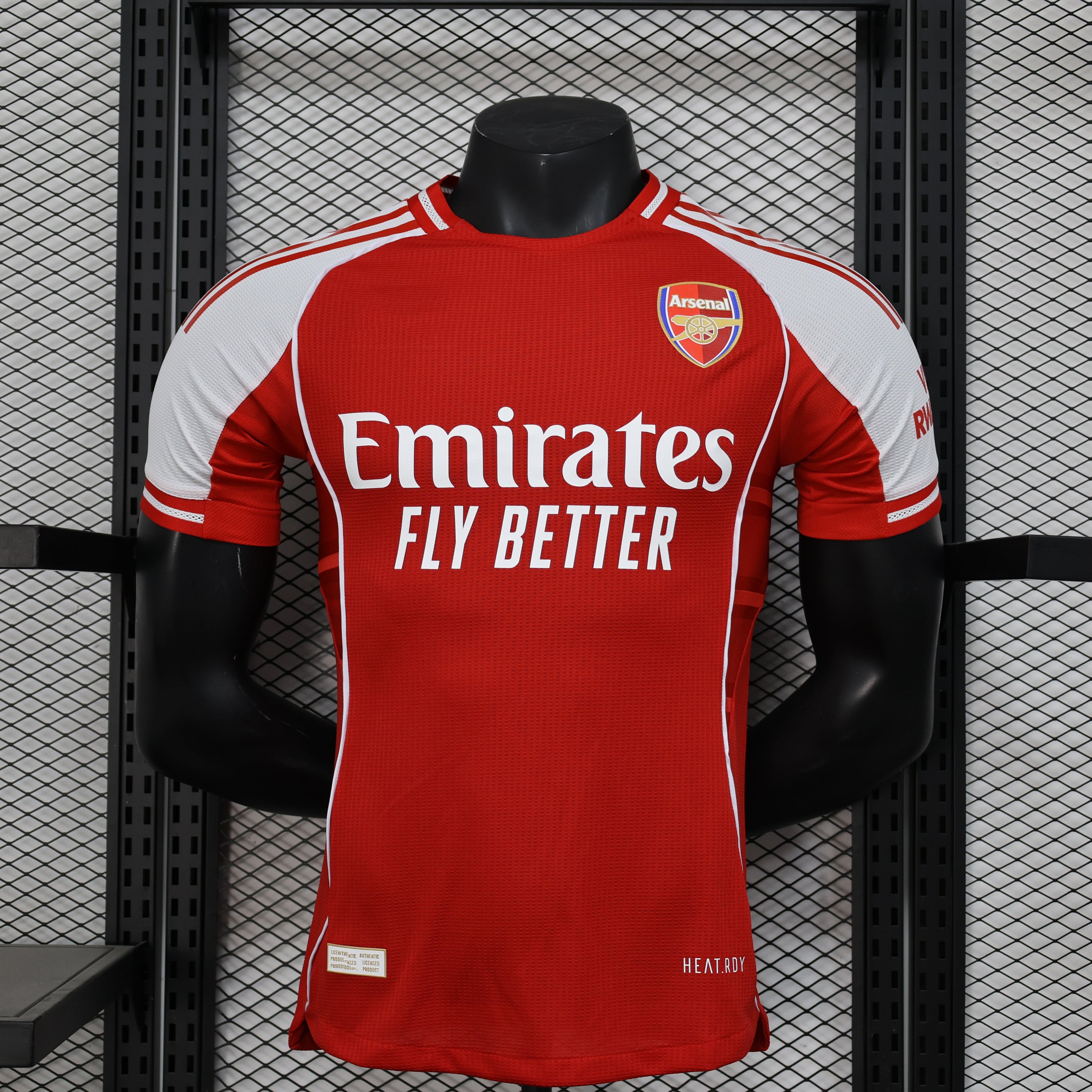 2025-26 Arsenal Special Red Player Size