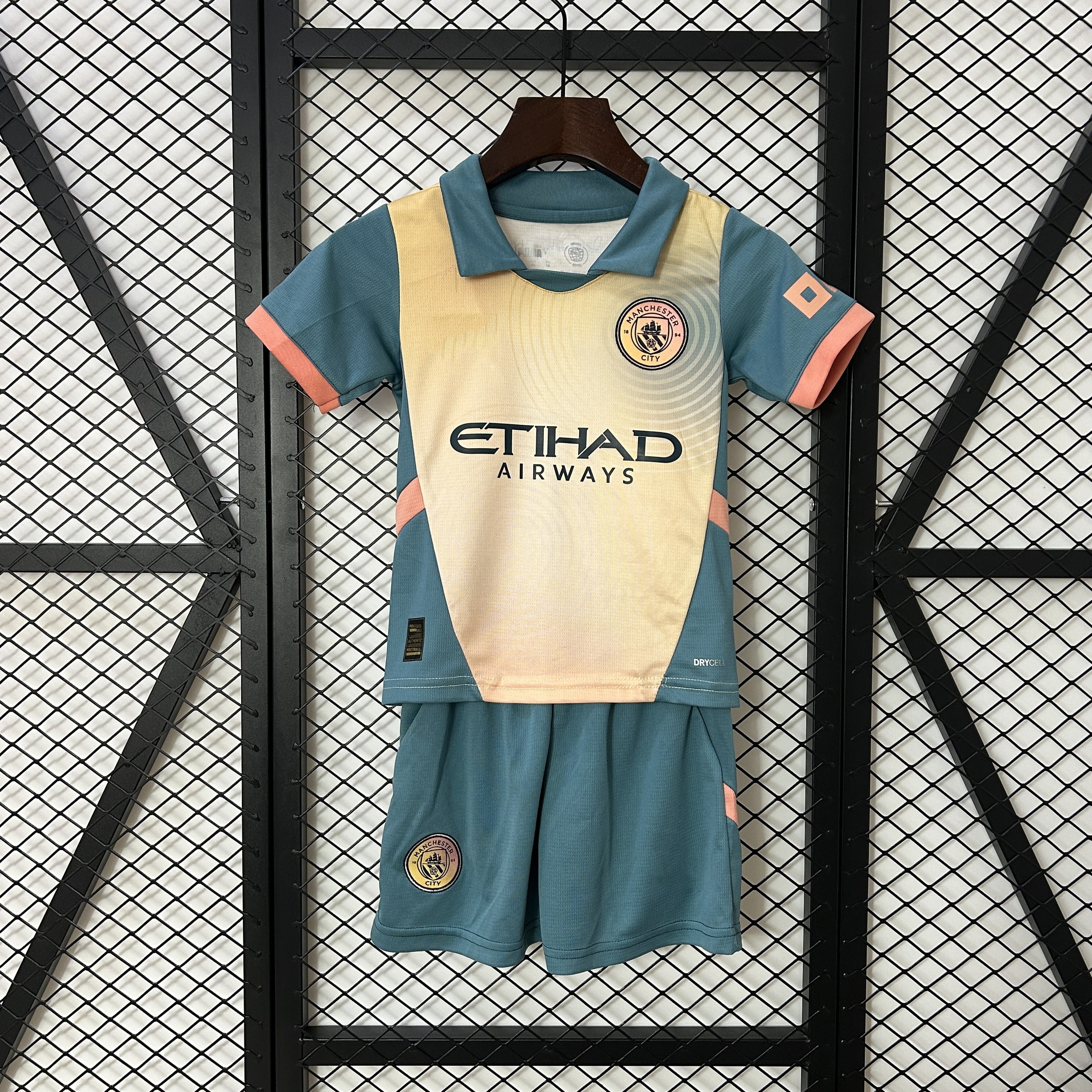 2024-25 Manchester City Fourth Kids Size 16-28