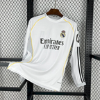 2025-26 Real Madrid Home Long Sleeve