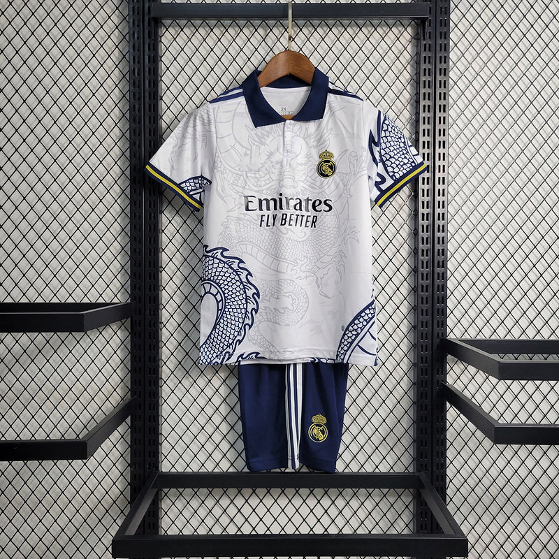 2025-26 Kids Real Madrid Special Edition White Gragon 16-28
