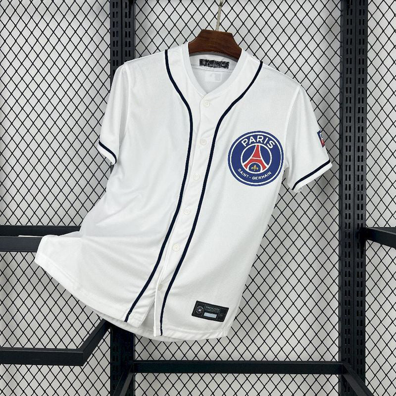 2025-26 Paris Baseball uniform White