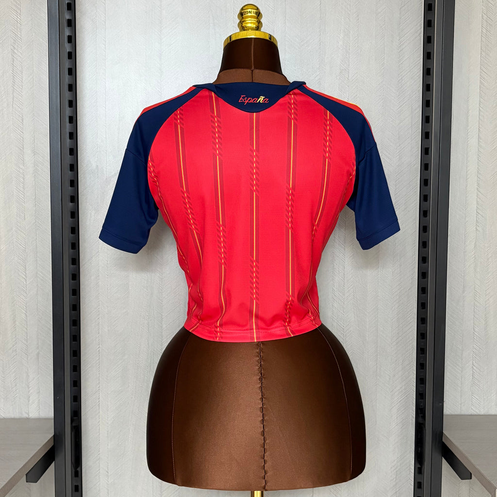 2026-27 Spain Home Women's Crop Top Style Jersey