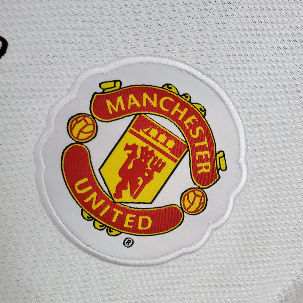 2008-09 Manchester United Champions League away white Retro