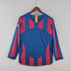 Camiseta de manga larga local del Barcelona 2005-06