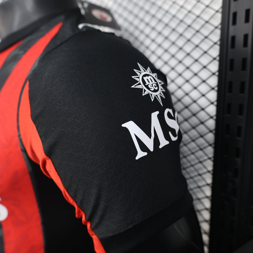 2025-26 AC Milan Home Player Version S-3XL