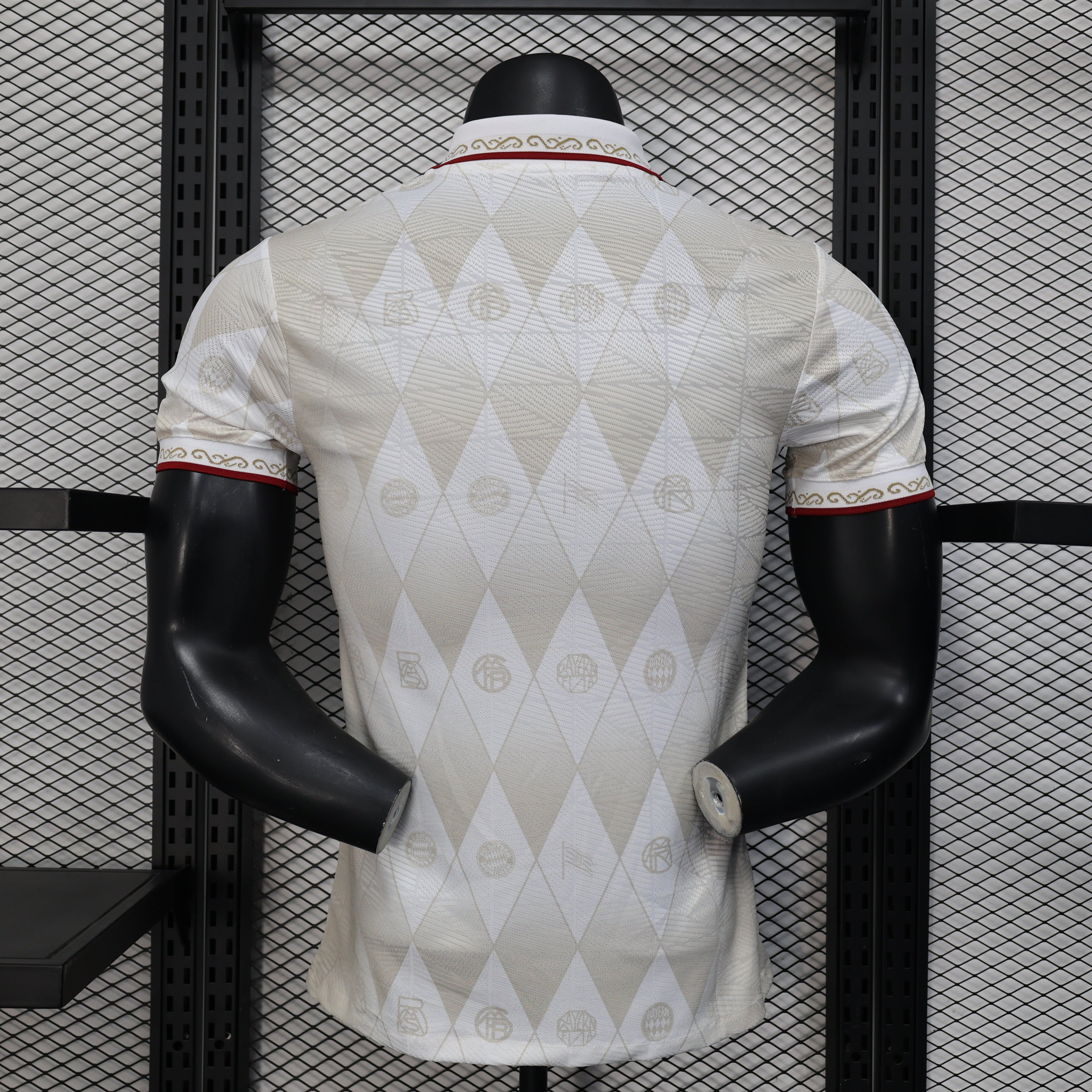 2025-26 Bayern Munich 125 Years White Polo Player